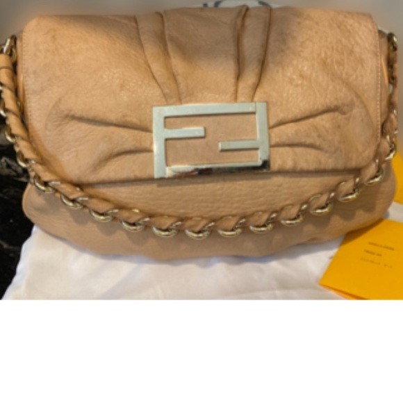 Fendi Hobo Handbag, Nude Color - Picture 2 of 13